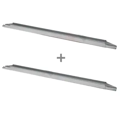 2x IKEA Bed Mid-beam Central Support Galvanised Adjustable Length Max 203cm • £68.70