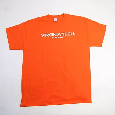 Virginia Tech Hokies Port & Company Short Sleeve Shirt Men's Orange New • $11.24