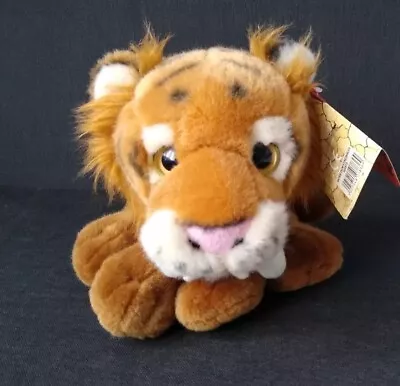 KEEL TOYS Sabre Tooth Tiger Xtinctables Cuddly Toy Plushie With Tags • £5.50