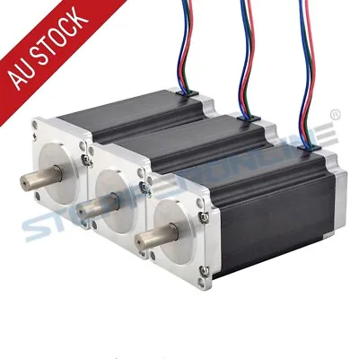 3PCS Nema 23 Stepper Motor 3Nm(425oz.in) 4.2A 10mm Shaft 113mm CNC Milling Lathe • $128.99