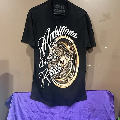 Mafioso Graphic Tee Ambitions As A Rider T-shirt Size L Cholo Lower Rider • $15.95