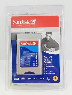 New Sandisk Card Adapter 6-in-1 PC SDAD67A10 For Memory Card Reader Into Compute • $39.99