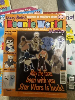 MARY BETHS BEANIE WORLD / BEAN BAG WORLD  - July 1999 TY BEANIE BABIES Star Wars • $2.48