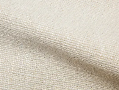 Holly Hunt Great Plains Epingle Upholstery Fabric Keystone Ivory 3.70 Yd 1551/01 • $203.50