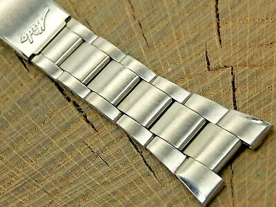 Mido Vintage Watch Band Stainless Steel Deployment Clasp Bracelet NOS Unused • $76.50