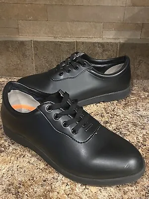 NWOB Dinkles Unisex Black Oxford Band Marching Shoes Mens Size 8.5  Women's 10.5 • $15