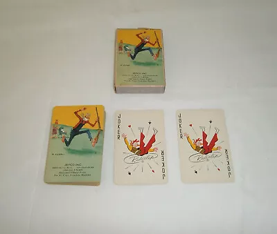 Vintage REDI-SLIP FINISH Remembrance Hillbilly Playing Cards JETCO Inc. • $8.53