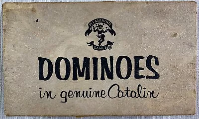 Vintage Pleasantime Genuine Catalin Dominoes Bakelite 6x6 • $49.99