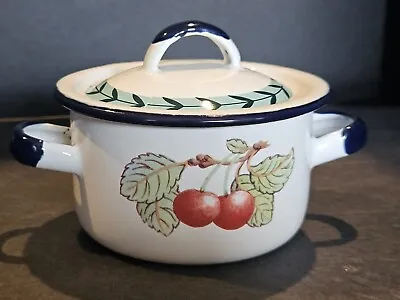 Villeroy & Bach Pot With Lid Roanne French Garden Enamel • $29