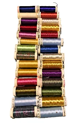 Sulky Embroidery Thread Mixed Lot Of 27 Spools • $25.99