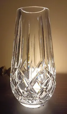 Vintage Waterford Crystal LISMORE Vase Gothic Mark Made In IRELAND(9 Hx5 Wx3 ) • $119.45