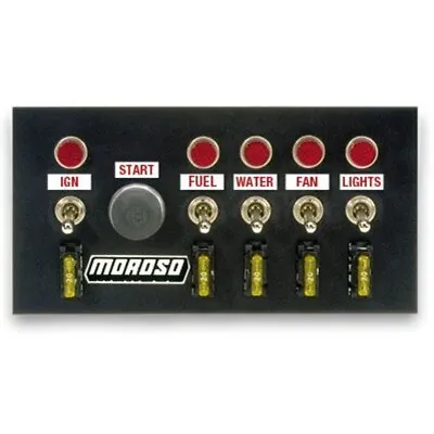 Moroso 74131 Drag Race Switch Panel - Compact Design • $159.12