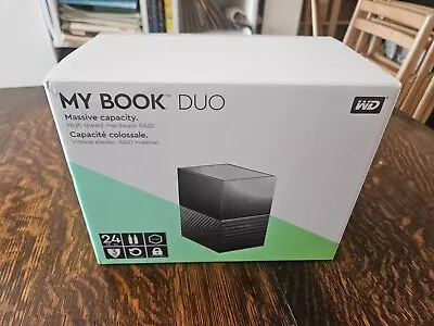 Western Digital WD My Book Duo 8TB External Hard Drive DAS USB-C USB-A RAID 0/1 • £31.09