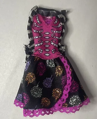 Monster High Art Class Outfit Skelita Calaveras Skeleton Doll Dress And Cover • $9.95