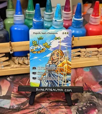 Elspeth Sun's Champion - Zelda (BotW)  - Full Art / Altered -  MTG • $85