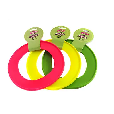 Happy Pet Dog Flying Disc Ring Fun Frisbee Throw Fetch Retrieval Beach Garden • £4.39