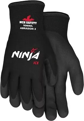 Memphis 9690 Ninja Ice Insulated Nylon HPT Coated Warm Cold Weather Work Gloves • $7.85