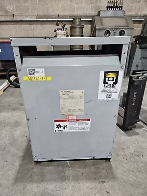 SQUARE D 75T3H 75 KVA 3 Phase Transformer 480-208y/120v T424 • $750