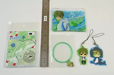 Anime Free! Makoto Tachibana Set Mirror MIni Pouch Keychain Wristband Japan#A165 • $18