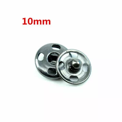 10-21mm Metal Buttons Snap Fastener Press Stud Popper Sew On Sewing Fabric Craft • $1.39