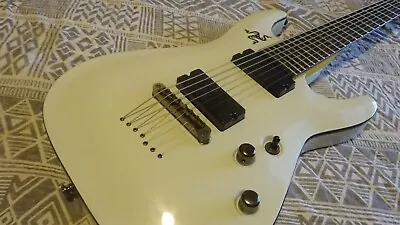 Schecter Demon-7 Vintage White Active Pickups 7 String • $300