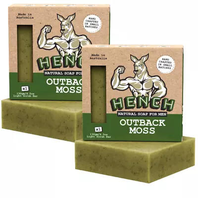 HENCH - Men's Soap Bar 2 X 130g - Handmade With Natural Ingredients Soap For Men • $19.95