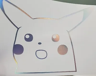 Surprised Pikachu Meme Pokemon Anime Sticker Vinyl Decal Window Car Waterproof! • $3.50