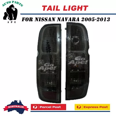 For Nissan Frontier Navara D40 2005-13 Tail Lights Rear Lamps Black Smoke Lens • $107.59