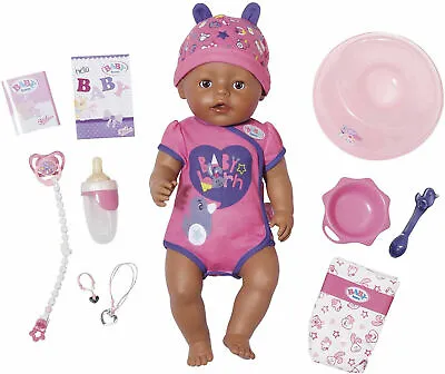 BABY Born Soft Touch Girl With Brown Eyes Toy Doll 43cm Brand New • £79.75