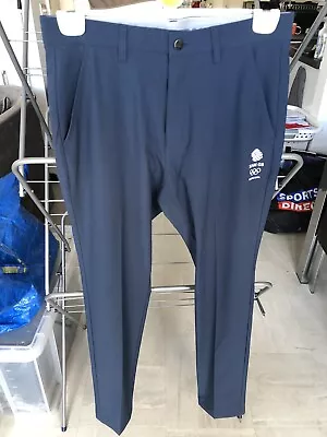 £6.99 • Buy Mens Adidas Team GB Beijing 2022 Olympics Blue Trousers Size W30 L30 In VGC!!