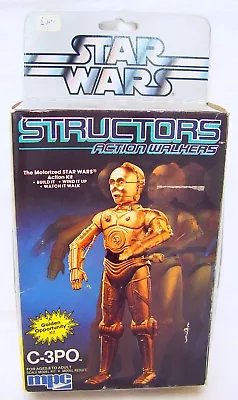 MPC CPG Products STAR WARS C3PO Gold Action Walkers Structors Model Kit MIB`84! • $34.99