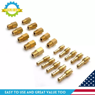 10 X Main Jets + 10 X Pilot Jets For Mikuni TM TMX VM VM22 Carburetor Kit • $13.99