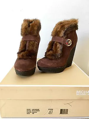 NEW Michael Kors Lara Wedge Boots • $150