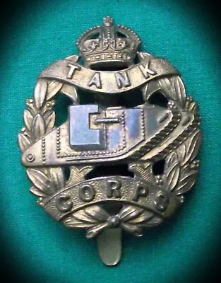 WW1 The Tank Corps  KC  ~ 100% Genuine British Military Cap Badge. • £37.99