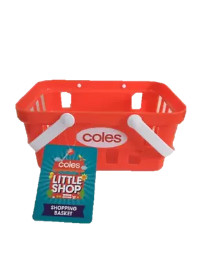 Coles Little Shop Basket Collectable Limited Edition Brand New With Tag • $24