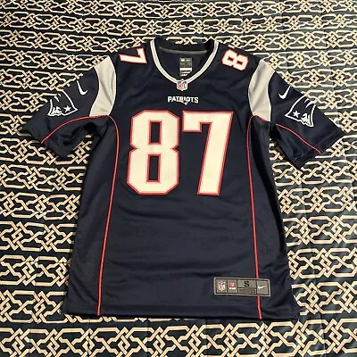 Nike On Field NFL New England Patriots Rob Gronkowski #87 Jersey Size Small EUC • $29.95