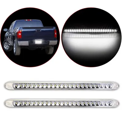 2PCS Of Side Marker Lights White For Pickup Truck Trailer Boat Lorry Van Caravan • $18.69