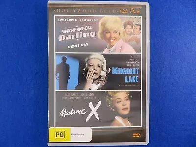 Move Over Darling/Midnight Lace/Madame X - DVD - Region 4 - Fast Postage !! • $7.72