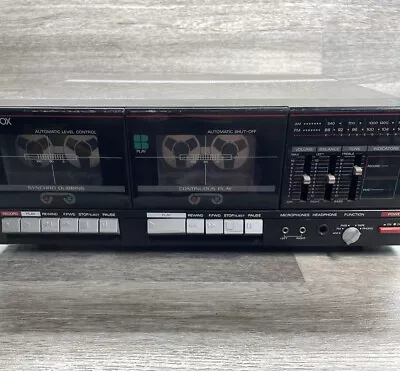 Magnavox Record Player Dual Cassette AM/FM Stereo Player MX1700 • $63.99