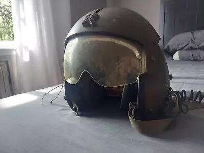 Early Vietnam War Us Army Afh-1 Helicopter Pilot Flight Helmet • $700