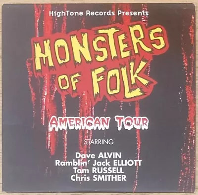 Monsters Of Folk American Tour CD Alvin Elliott Russell Smither • $60