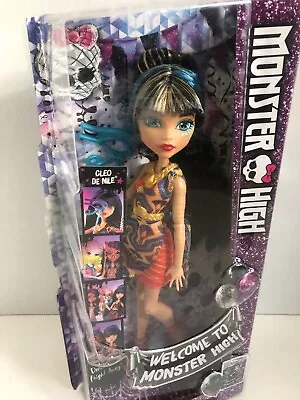 Welcome To Monster High Cleo De Nile Doll Set 2015 Mattel DNX20 • $20