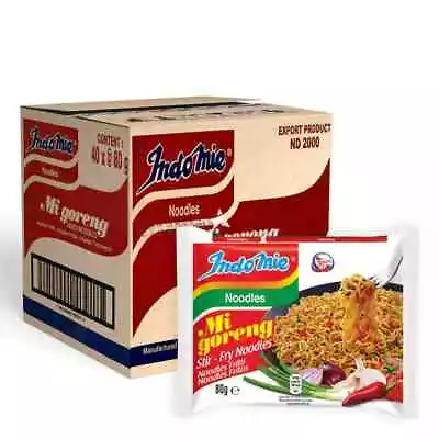 £19.48 • Buy Indomie Mi Goreng Stir - Fry (Original) Noodles 80g (Box Of 40) HALAL