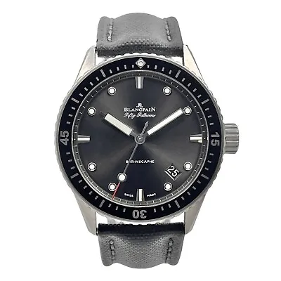 Blancpain Fifty Fathoms Bathyscaphe 43mm Auto Back Dial Ref-5000 - Box & Papers • $6495