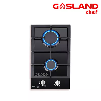 Gasland 30cm Gas Cooktop 2 Burner Heavy Duty Stainless Steel Stove Cooker NG LPG • $199.99