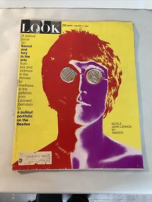 Look Magazine - January 9 1968 The Beatles By Richard Avedon Pullout Beatles • $99.99