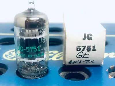 JG 5751 12AX7 ECC83 GE 1965 Military Spec Disk Getter NEW NOS NIB Tested Tube • $68.45