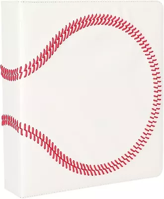 NEW - BCW Premium Baseball 3-Ring Binder Black Felt Liner • $17.99