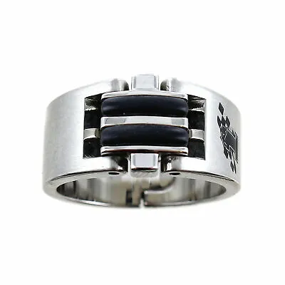 Rochet Roma #1 Nicky Hayden Signature Stainless Silver Magnum Ring Size 9-11.5 • $47.96