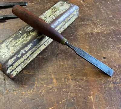 Antique R.Mather & Son 5/8  Paring Chisel Old Woodwork Tool. Sheffield England • $31.50